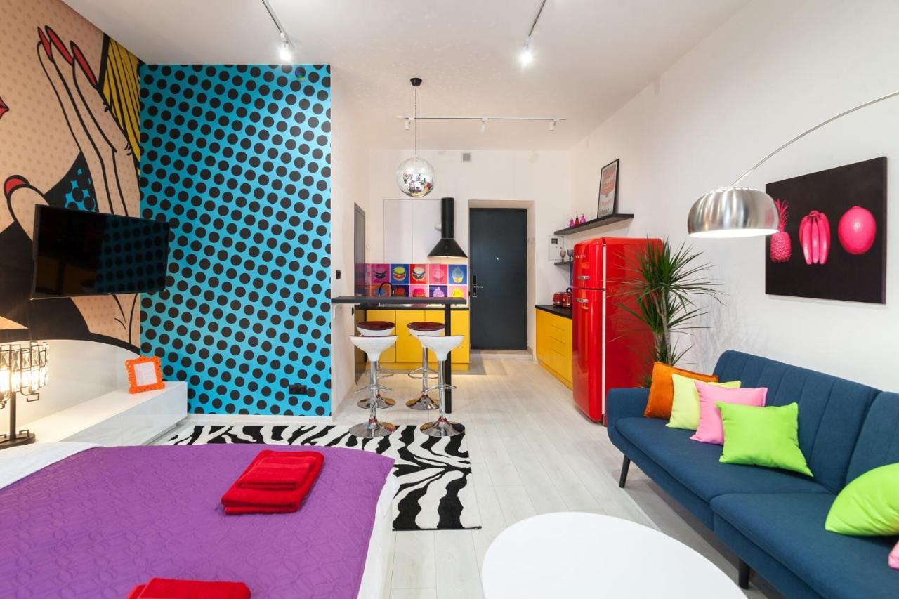 Pop Art Flat Near Opera-self Check-in & Netflix Apartament Lwów